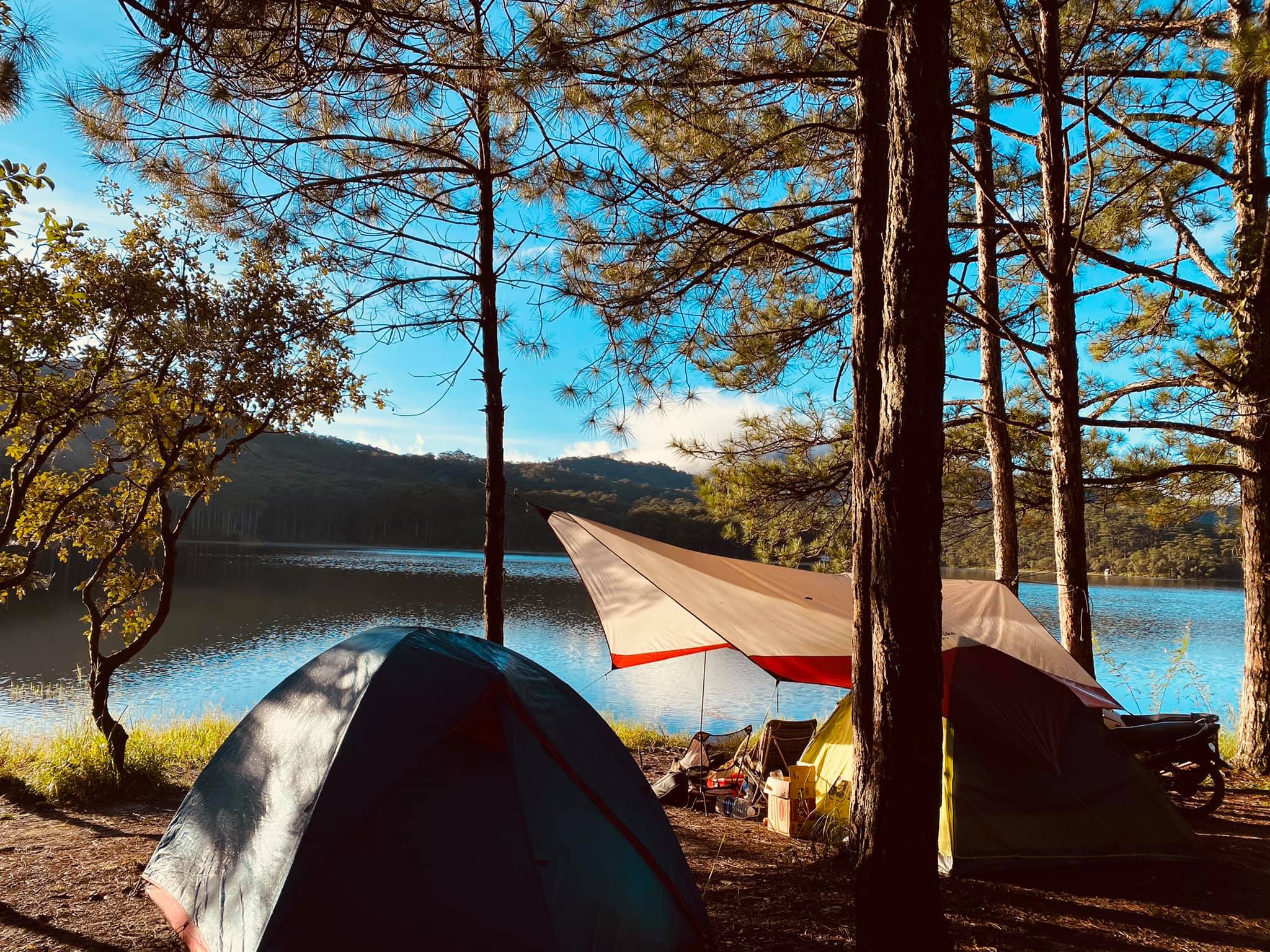 Cắm trại tại khu Nam Qua