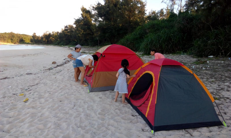 Khu cắm trại tại Tiên Sa