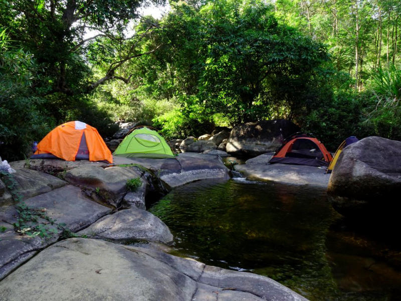 Cắm trại tại suối Mơ Hòa Ninh Đà Nẵng
