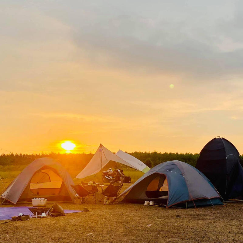 Cắm trại qua đêm ở Đồng Nai tại hồ Trị An
